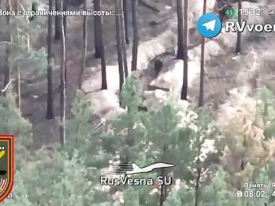 Ukrop Assault Group Takes Fire and Retreats. 