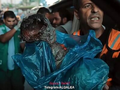 Scary video from the Gaza Strip.