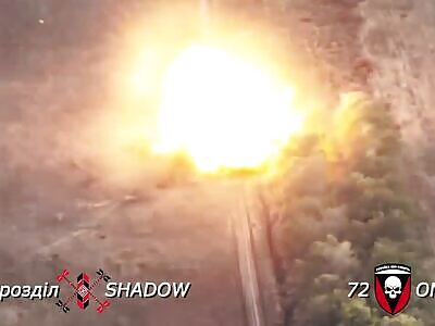 Russian TOS-1A explodes well