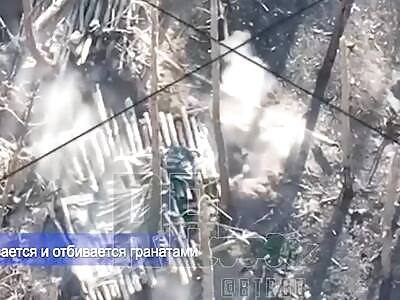 Rau Fighters Storming Ukrop Trenches In Kremennaya