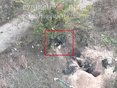 Russian FPV drone strikes on Ukrainian infantry