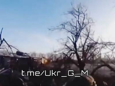 Direct Hit On Ukrop Trench 