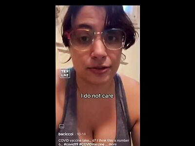 Woke Chick gets Her SIXTH Booster Shot... Ain't Doing so Well