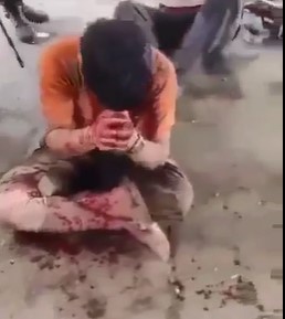 Rebels Captured And A Wounded Soldier Gets Finished Off 