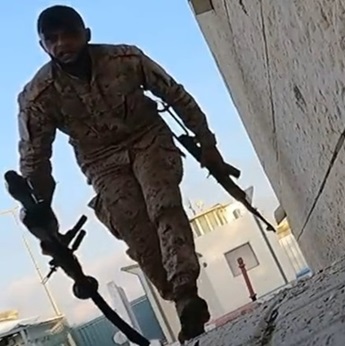 2 Hamas Terrorist Getting Shot While Attacking Erez Crossing at 7 of October. 