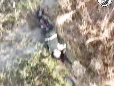 Grenade Dropped Right on Russian Ass.