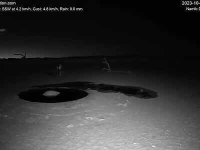 UFO over Namib Waterhole