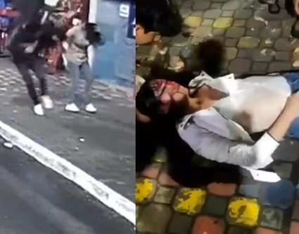 Cute Latina Chick Thrown From The Third Floor Colombia