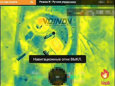 Ukrop BMP-2 Finished Off By Stirke Drone 