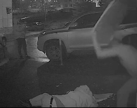 Drunk Russian man beat the shit out of his neighbor 