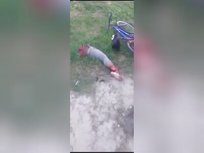 Fatal motorcycle crash.