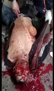 Dude Gutted During Attack.