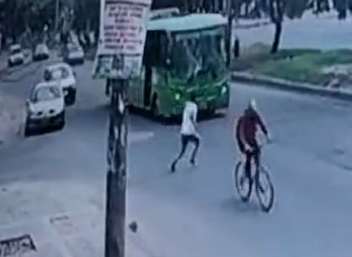 Determined To Catch That Bus Ride