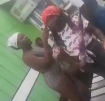 Crazy Woman fighting 