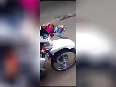 It's just a mess after being crushed by a truck. 