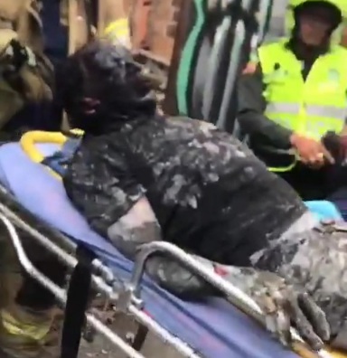 HOLY CRAP: Still Alive (Burned to Crips in Crash)