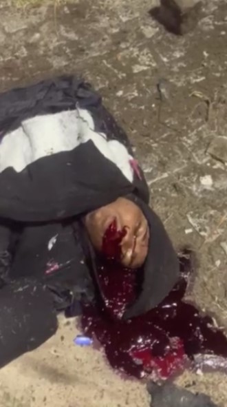 Brazilian robber was chased and destroyed by a victim's car