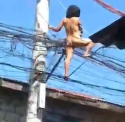 Woman Fucks Around & Finds Out about High Voltage.