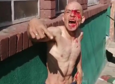 Thief humiliated stripped naked and punished hard 