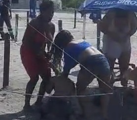 Loud mouth Girl Savagely Punished.