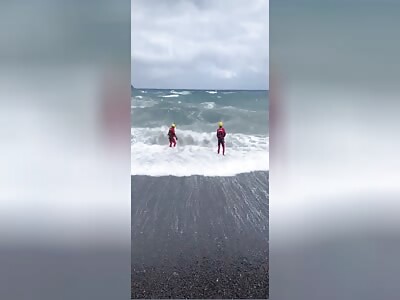 A human skeleton was found on a beach in Spain