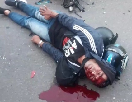 Motorcyclist fatally crashed taking Final Reflexive Gasps of Air 