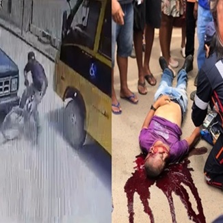 Cyclist Meets His Maker Under Bus Wheels.