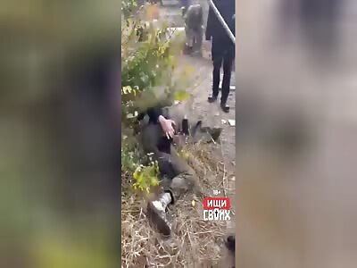 Disciplinary measure in the Russian army camp