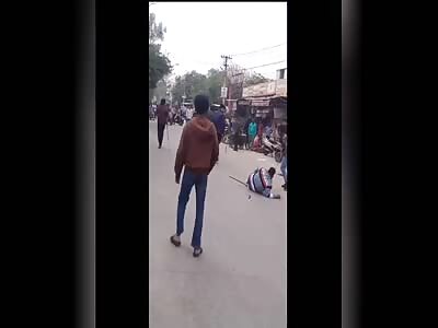 A man is brutally beaten by rivals in one's family business