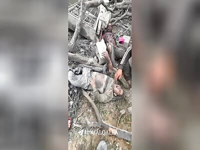 IDF carries out a massacre in the Gaza Strip.