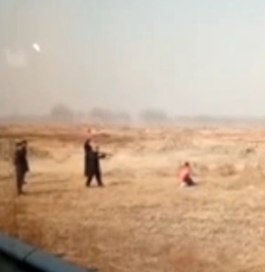 New Public Execution of Prisoner in Chinese Camp.