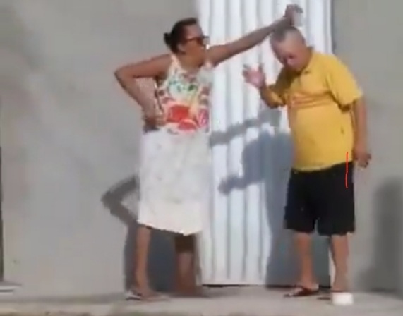 Woman Fed up with Drunk Husband... Sets him on Fire.