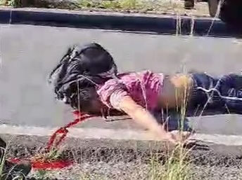 Motorcyclist crashed dead 