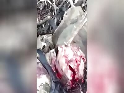 Russian Soldier Somehow Still Alive With Half His Face Blown Off