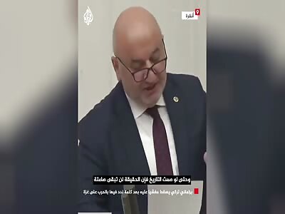 Turkish MP has heart attack and collapses during debate on Gaza