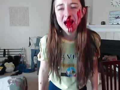 Woman Beaten Up by Husband During a Livestream.