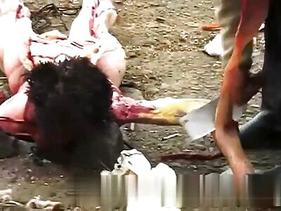 The Butcher Chopping Human Flesh