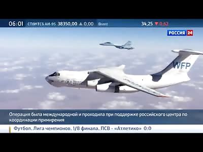 Russian Su-35 Intercepts UN Plane Over Syria