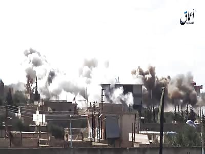 Airstrikes by Syrian Regime Planes On Eastern Hamah Countryside