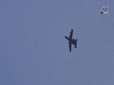 USAF A-10 pounds Aleppo