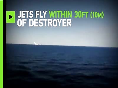 Russian jets zooming over USS Donald Cook