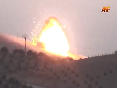 2 Turkish Army Tanks Destroyed by SDF Fighters Inside Syria