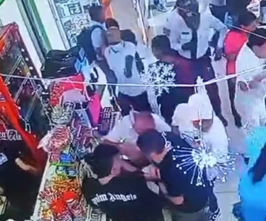 Point Blank Headshot At The Shopping Mall