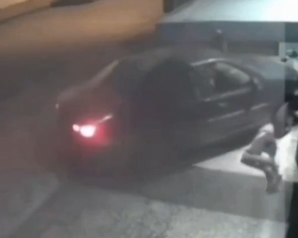 driver runs over a man and drives the car four more times on him