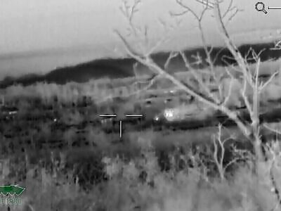 RU ATGM Smashes Into Ukrop Dugout 