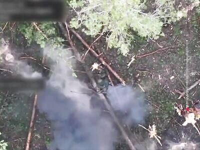 Skilled UA drone operators wipe out Russian nazis