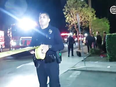 BMW driving at high speed collides with a Harley Davidson