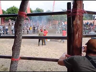 Man brutally injured by a Buffalo