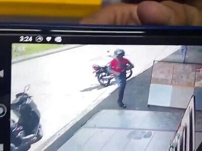 Shot in the Head for His Chain...