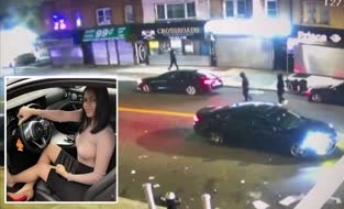 Woman in Passenger's Seat Shot in the Head New York, 27 December